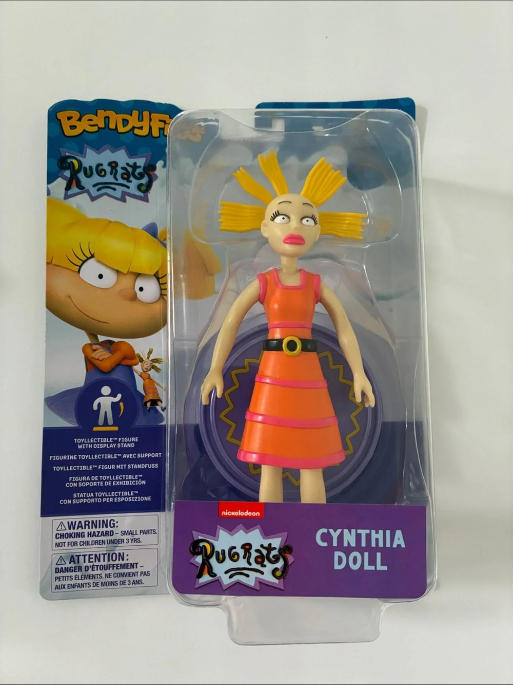 Rugrats Cynthia Doll - Bendyfigs Figure & Stand